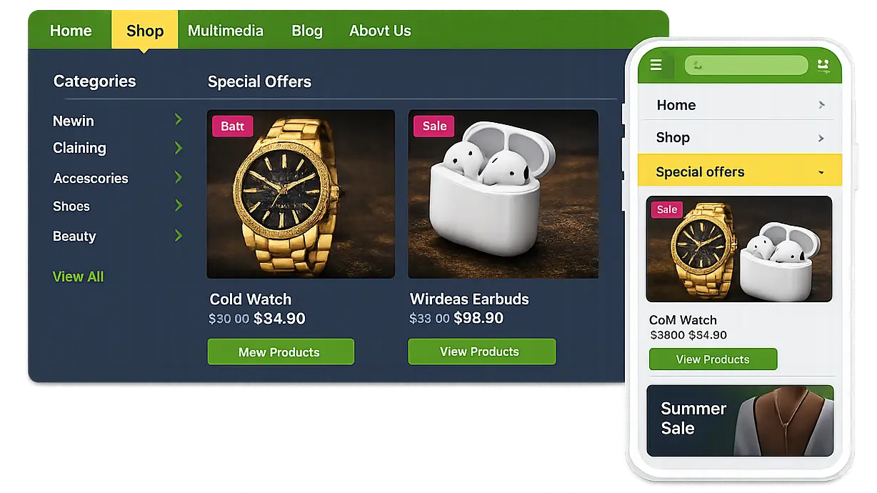 E‑commerce Website Development